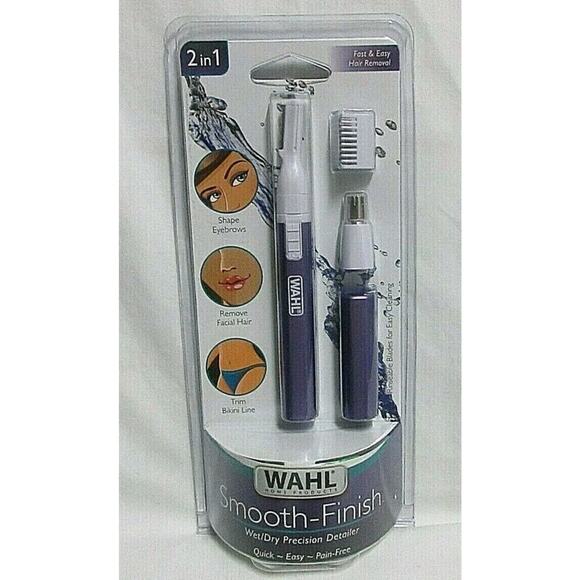 Wahl Smooth Finish Wet Dry Precision Shaver Detailer 2N1Hair Remover EYEBROW LIP - Picture 1 of 3